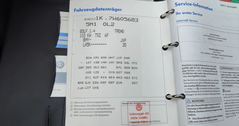 Volkswagen Golf Plus cena 18900 przebieg: 138948, rok produkcji 2008 z Włoszczowa małe 254